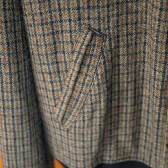 Fink Navy Wool Bomber Jacket mens M - Picture 8 of 11